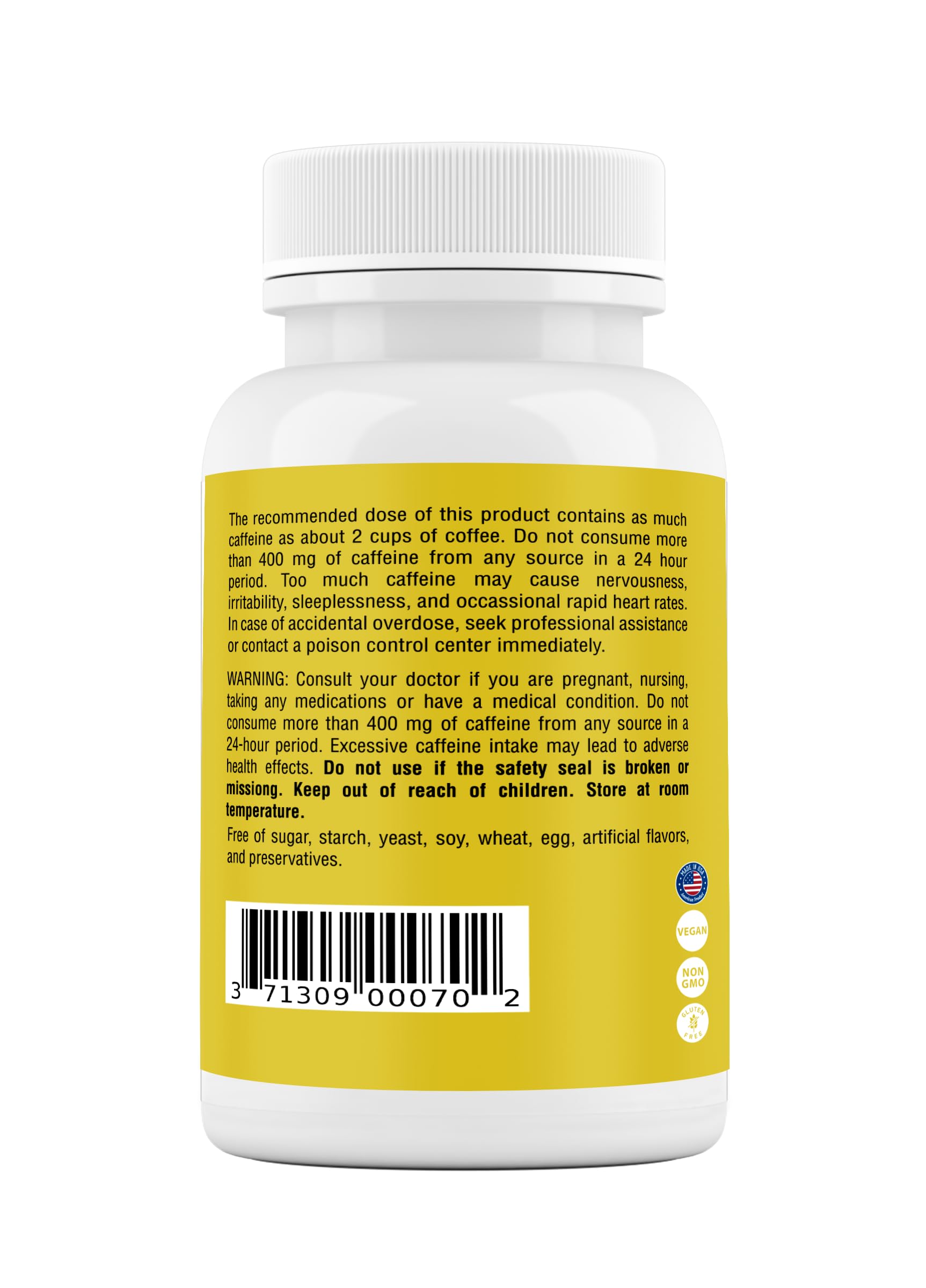 Safrel bottle on study desk suggesting daily energy and concentration.