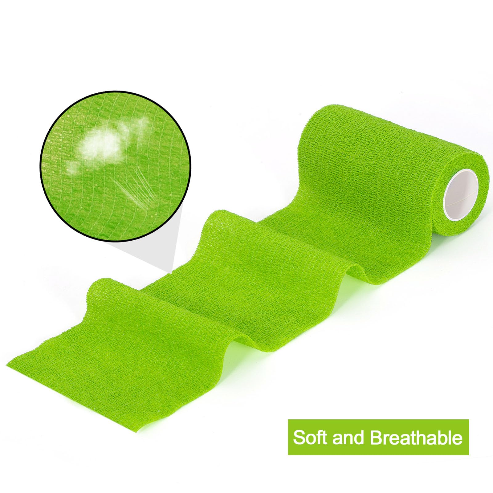 Sagafly pet care bandage wrap protecting paws without sticking to fur