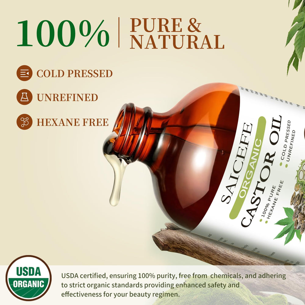Saicefe castor oil patch square adheres securely for mess-free application anywhere.