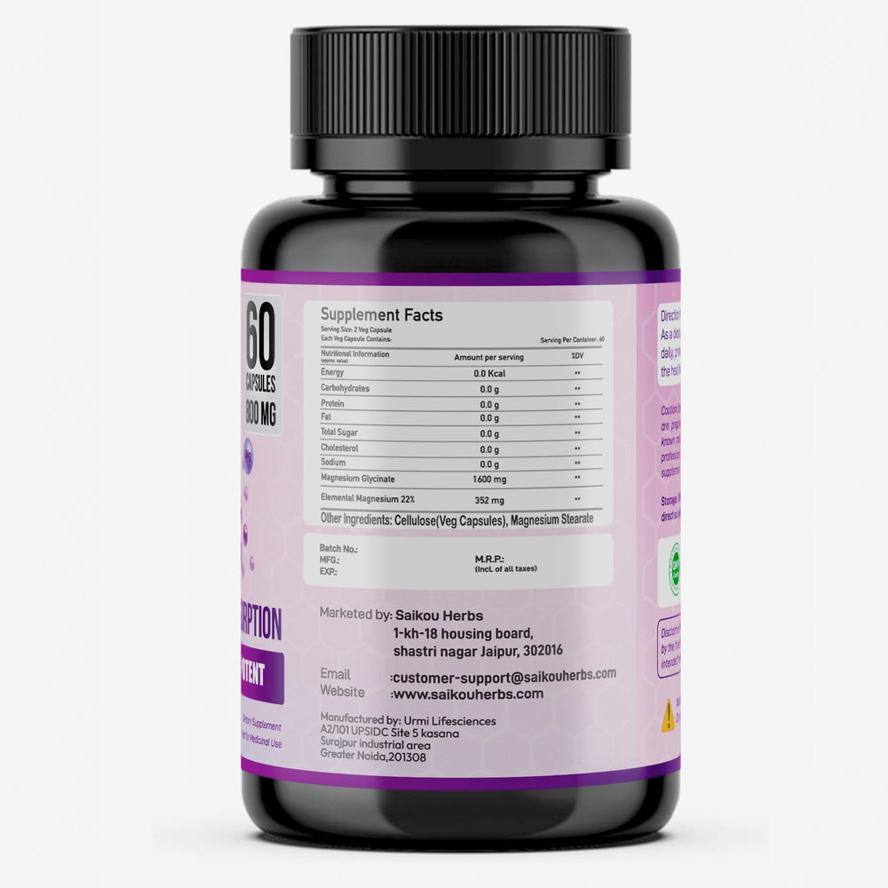 Label focuses on vegan, allergen-free credentials from Saikou Herbs.