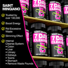 Saint Mingiano 7 Day Cleanse supports daily digestive routines.