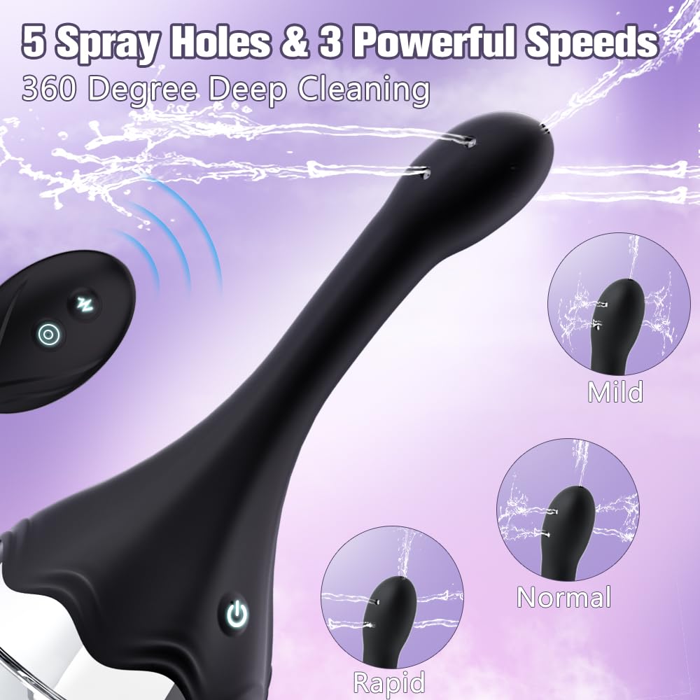 SAITONG Enema Bulb with five spray holes for 360° cleaning