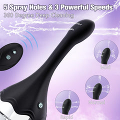SAITONG Enema Bulb with five spray holes for 360° cleaning