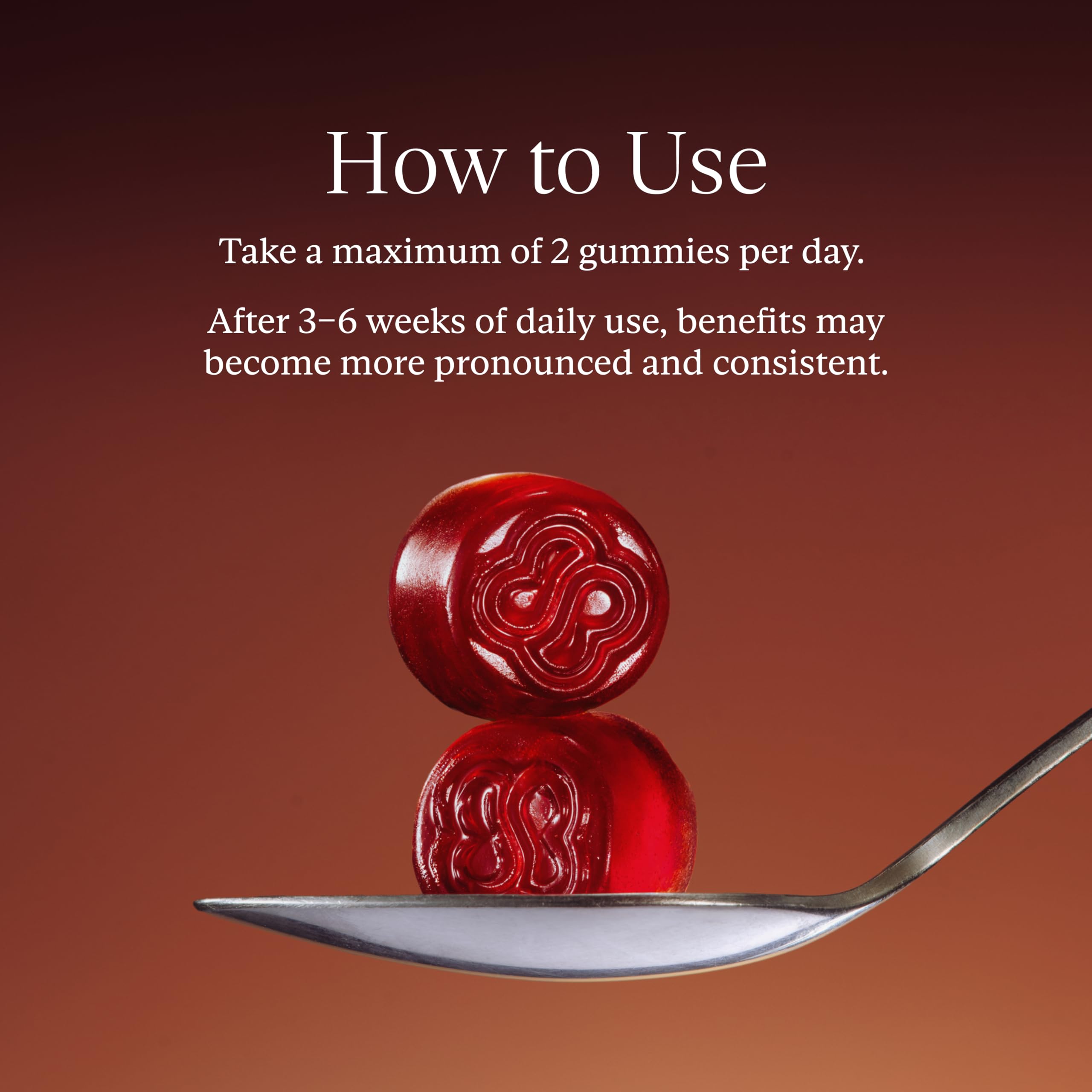 SAKARA Serene State gummies tabletop shot communicates stress relief at work or home.