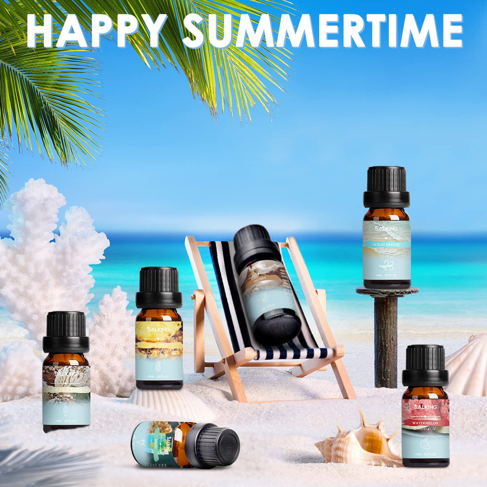 SALKING Mojito fragrance oil bottle pour adds tropical zing to diffusers or DIY sprays.