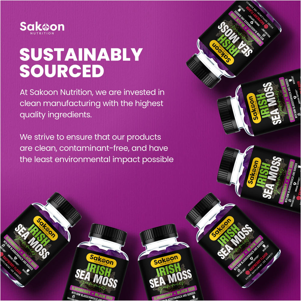 Sakoon Nutrition Irish Sea Moss Gummies gift pack for healthy lifestyle gifts