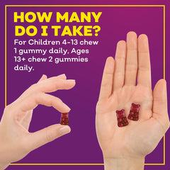 Vitamin blend with A C D3 E and zinc for kids