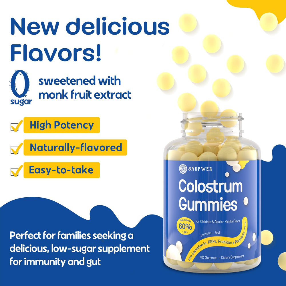 Sakpwer Gummies serving scoop shows recommended daily amounts for all ages.