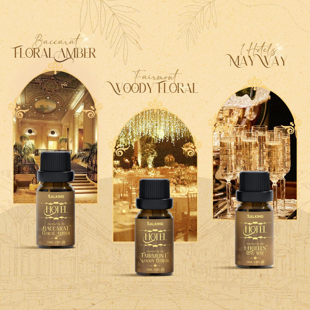 SALKING Hotel Diffuser Oil packaging highlights premium gift presentation.