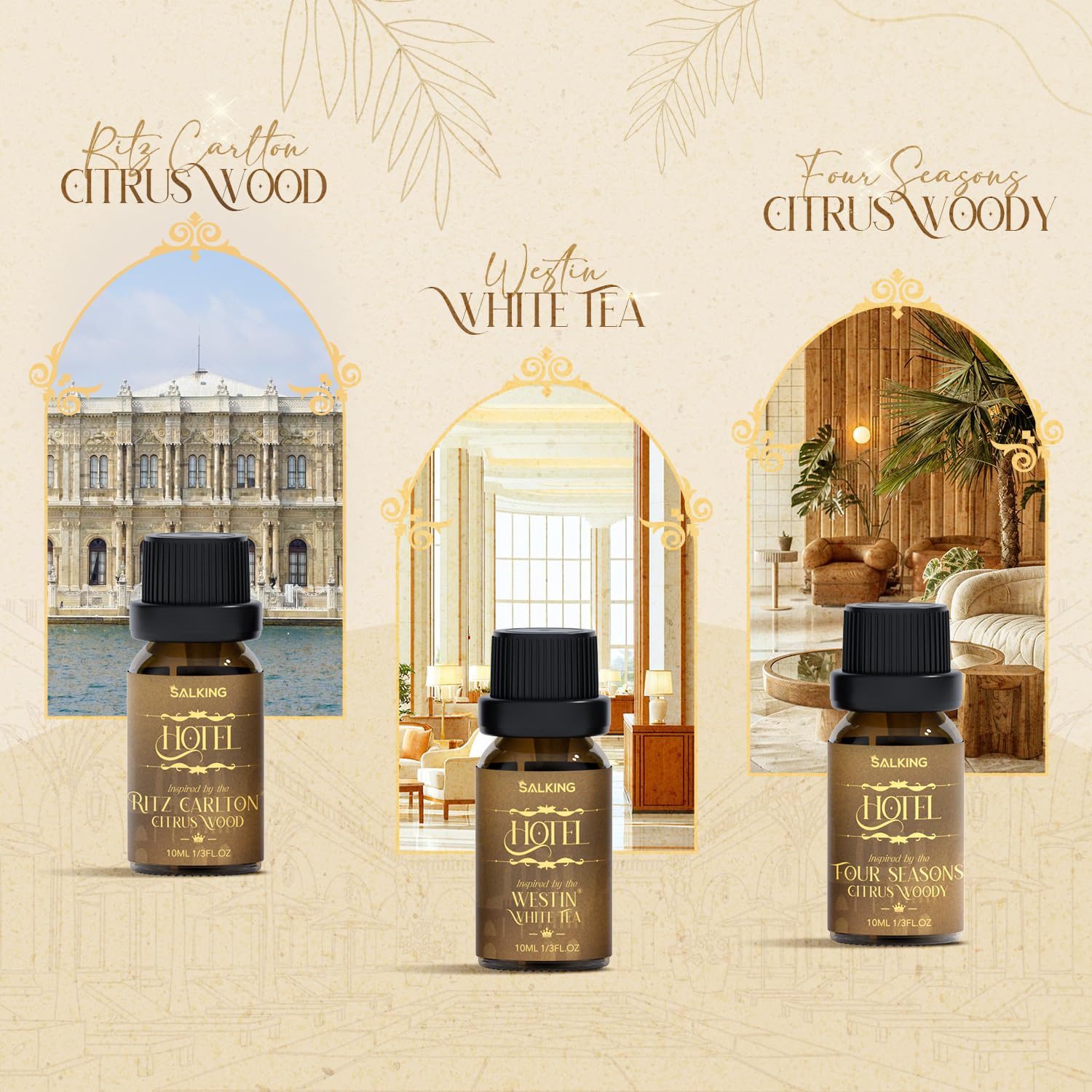 SALKING Hotel Diffuser Oil room-scenting boosts hotel-like ambience at home.