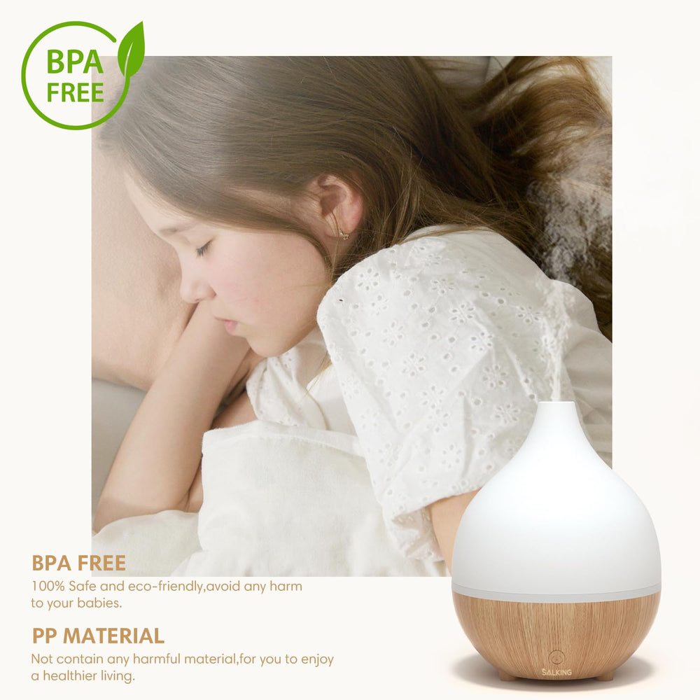 SALKING 100ml capacity suits desks and nightstands for everyday aromatherapy.