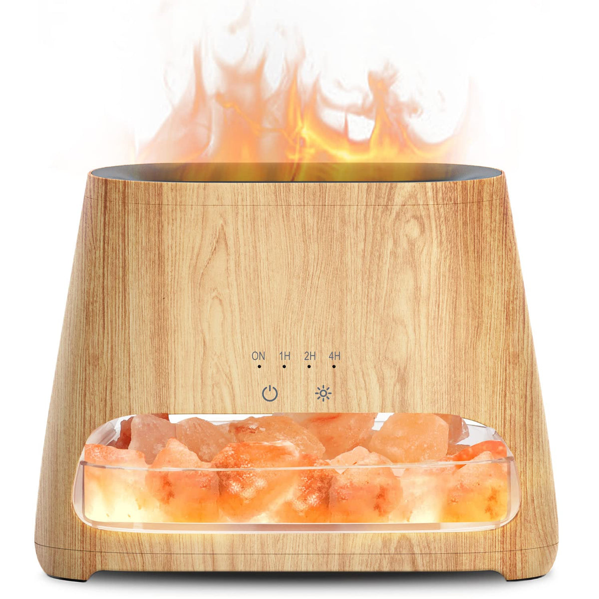SALKING 2-in-1 diffuser and salt lamp with calming aroma.