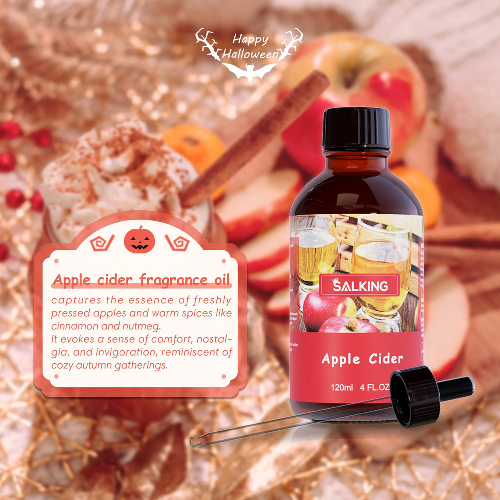 SALKING fragrance oil suits candle making, delivering cozy autumn spice.