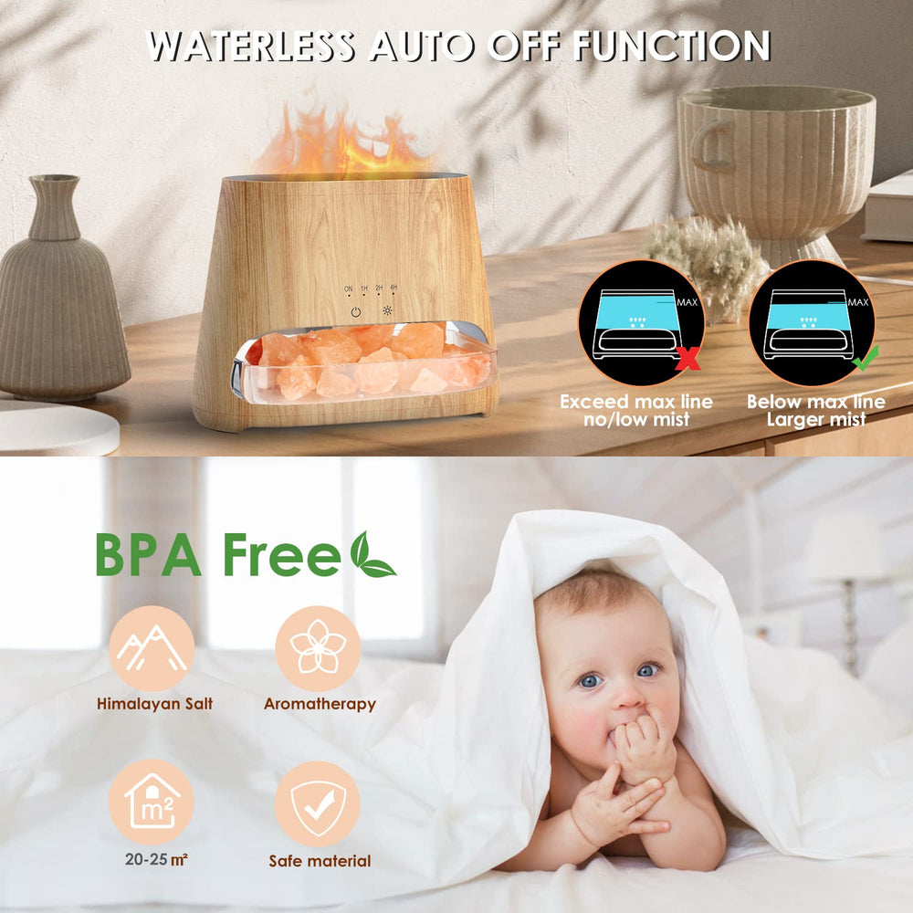 SALKING diffuser works with essential oils for relaxation.