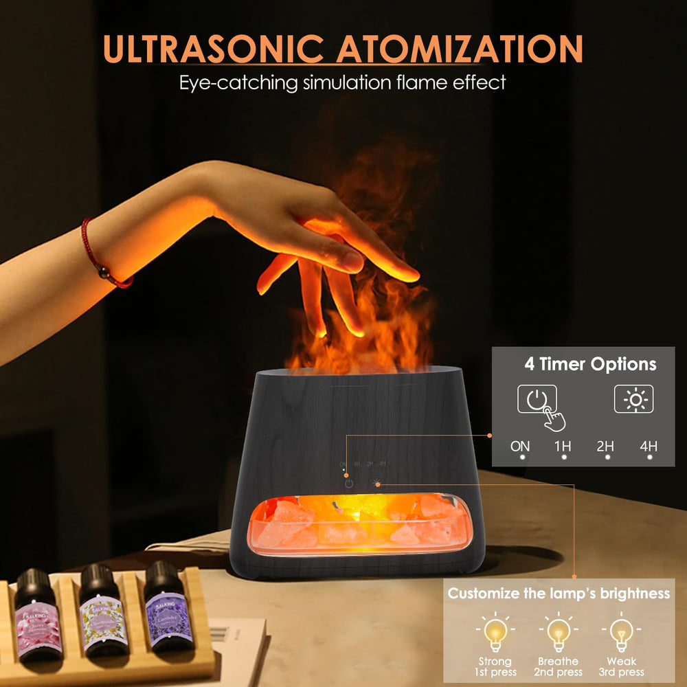SALKING salt crystal chamber featuring auto-off safety and elegance