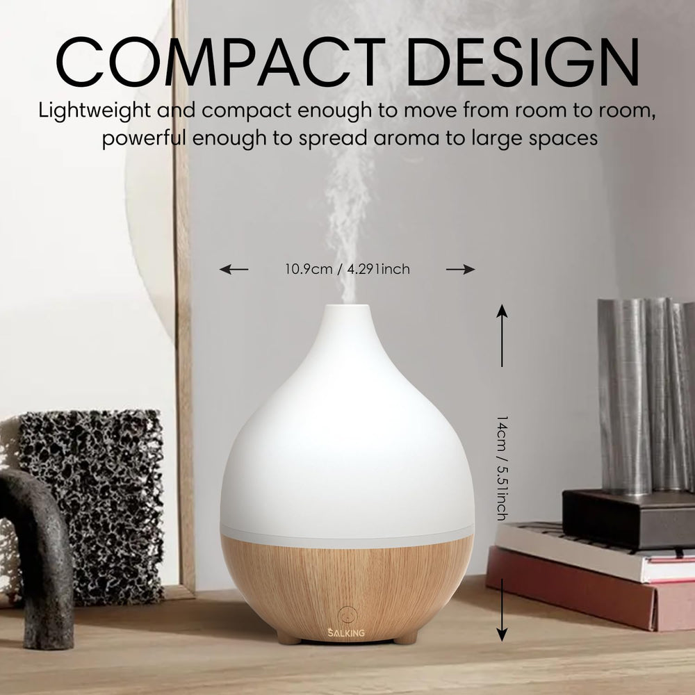 SALKING diffuser automatically shuts off when empty for safe, worry-free use.