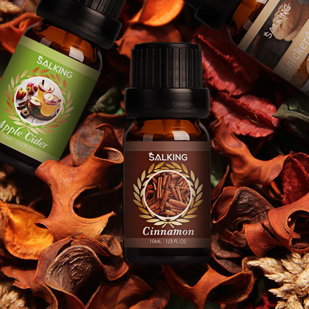 SALKING Snickerdoodle fragrance oil bottle for baking-inspired diffuser blends.