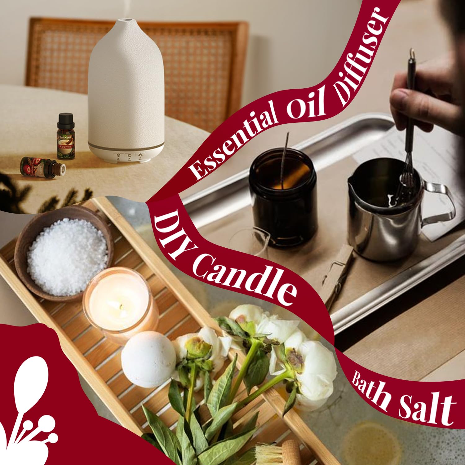 SALKING Christmas oil gift set image, a ready-to-gift collection of six scents.