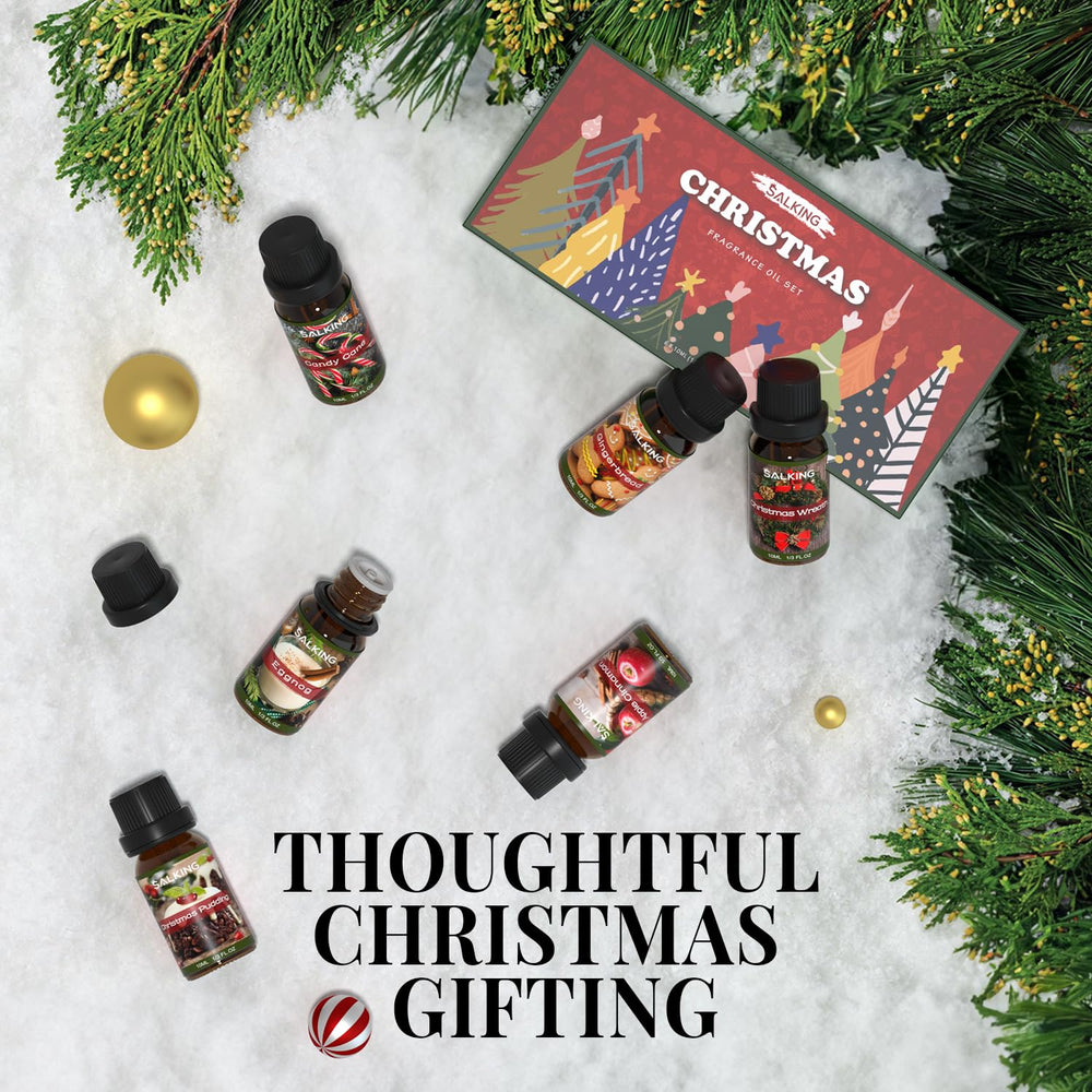 SALKING Christmas pudding fragrance oil for diffusers and festive air.