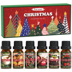 SALKING Christmas wreath fragrance oil for diffusers, creating a festive home aroma.