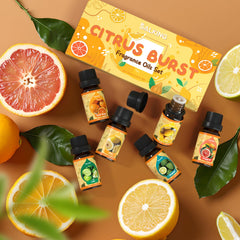 SALKING Citrus Burst Sweet Orange bottle for uplifting diffuser blends.