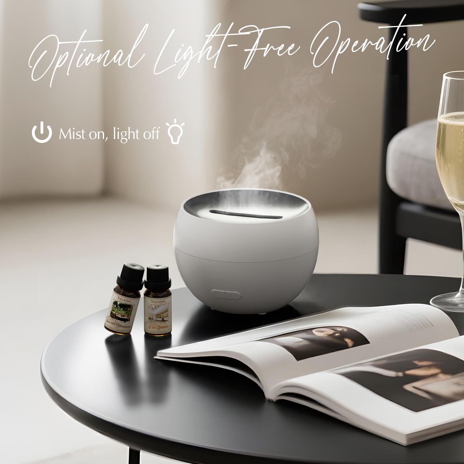 SALKING 150ml compact diffuser ideal for desks and nightstands