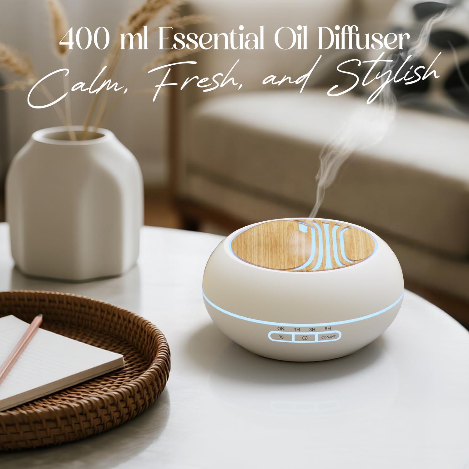 SALKING BPA-free diffuser uses family-friendly materials for safe use.