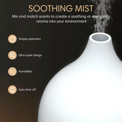 SALKING diffuser with eight light options adds warm ambiance for relaxing evenings.