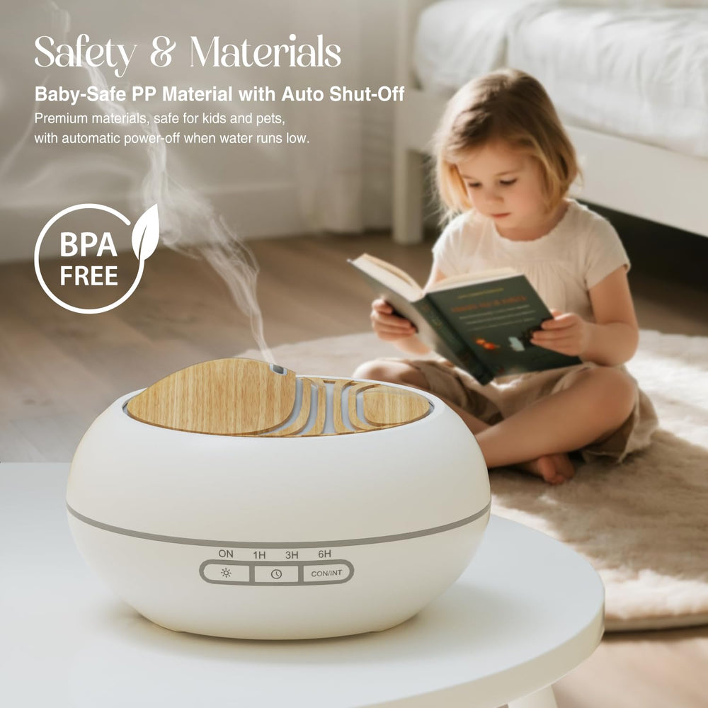 SALKING large-capacity diffuser covers 320 to 380 sq ft with refreshing aroma.