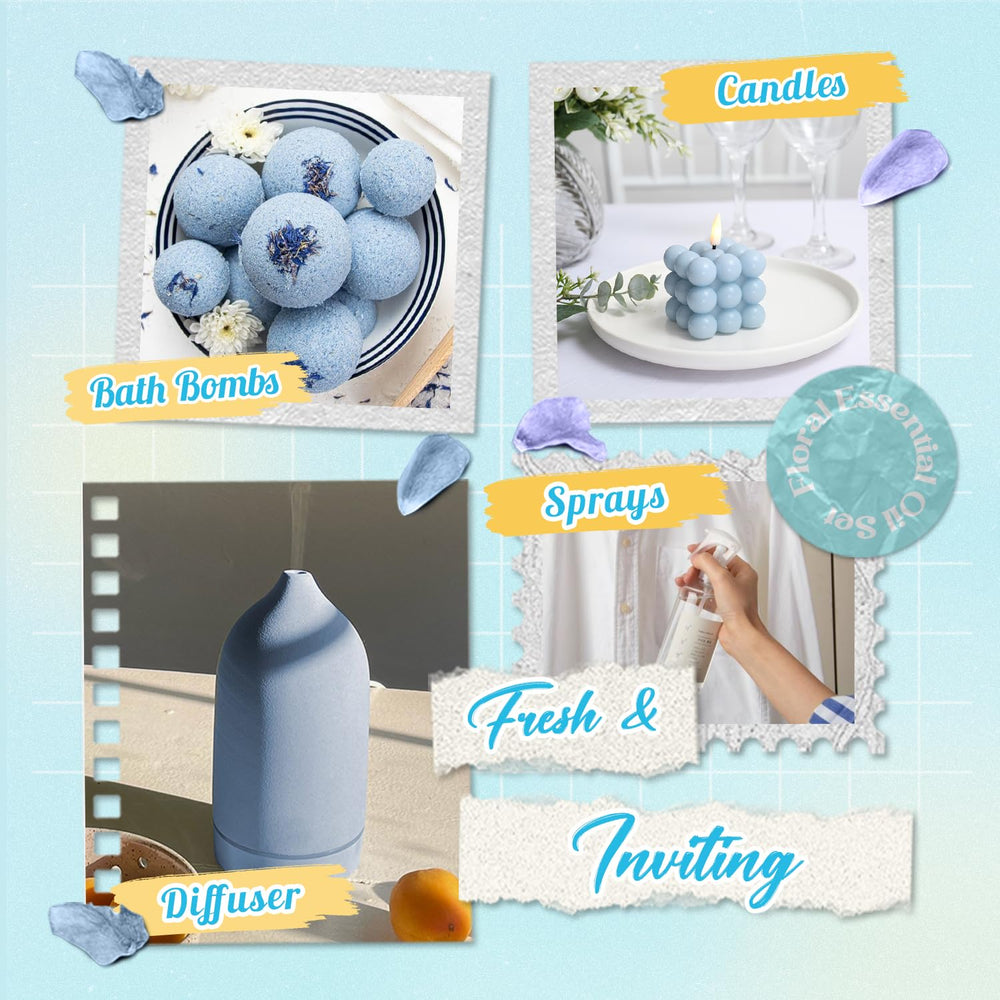 SALKING Freesia essential oil bottle for diffusers, delivers light, airy floral fragrance.
