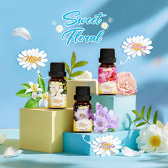 SALKING Honeysuckle essential oil bottle for diffusers, evokes warm summer garden breeze.