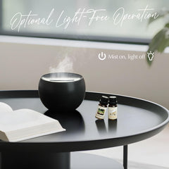 SALKING Flame Diffuser White 150ml on desk for fresh scent and calm atmosphere