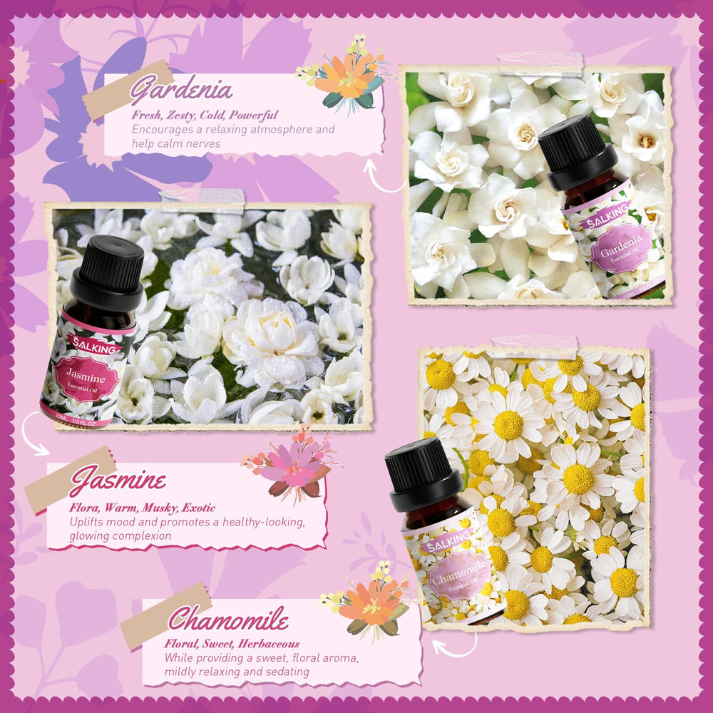 SALKING Cherry Blossom essential oil bottle for delicate floral diffusion