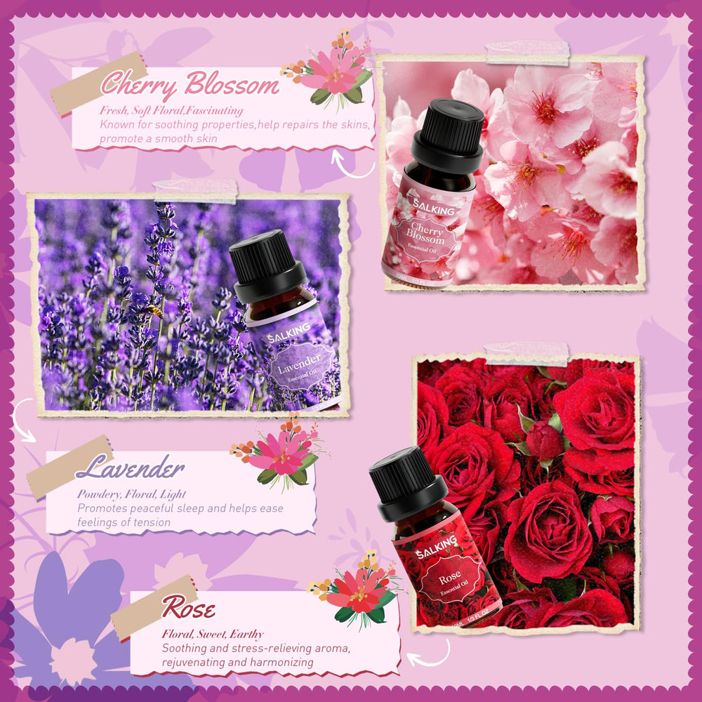 SALKING Jasmine essential oil bottle for diffuser to uplift spaces