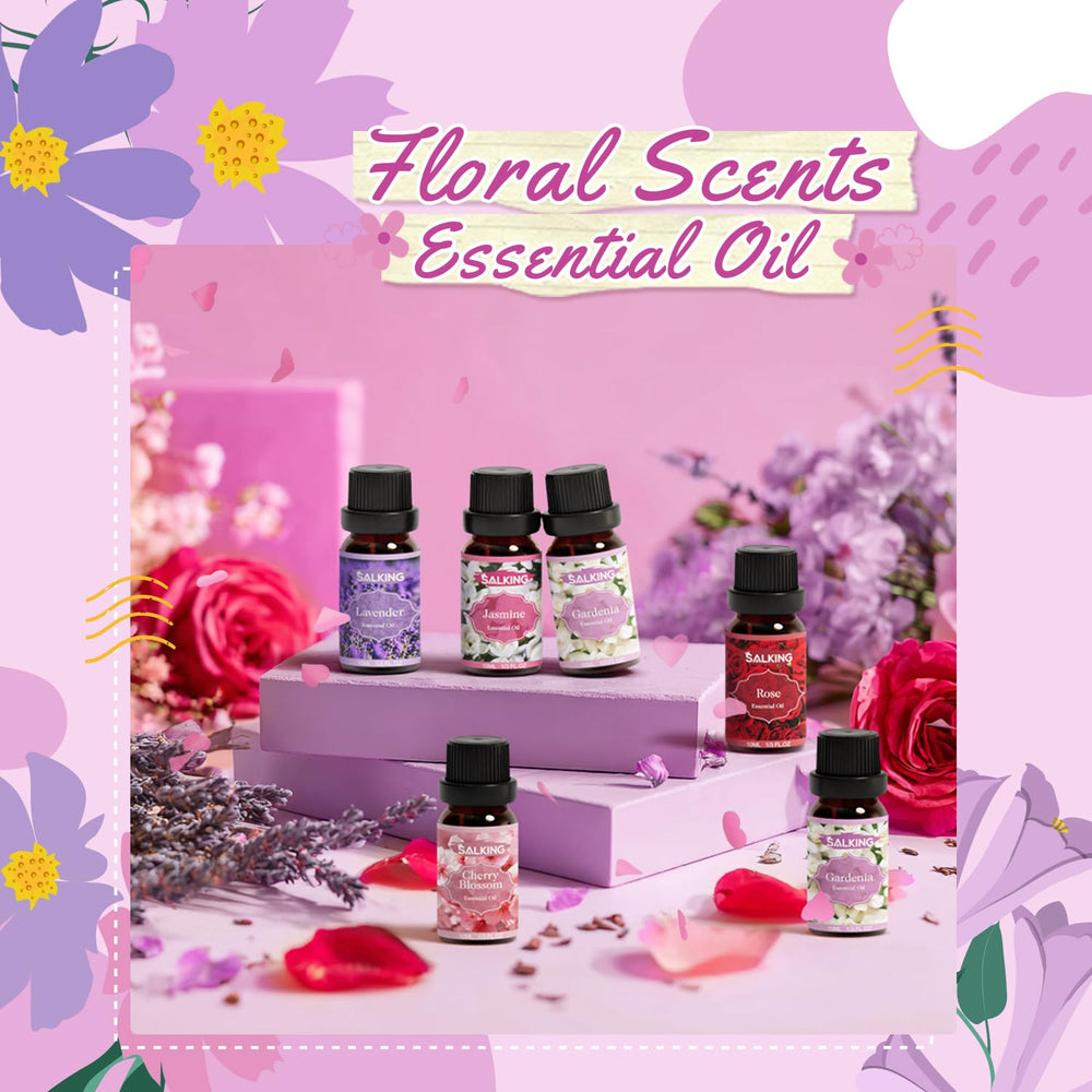 SALKING Rose essential oil bottle for mood enhancement