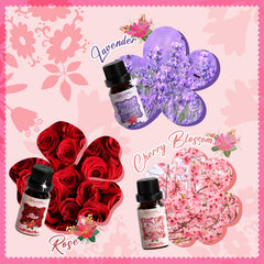 SALKING Rose bottle with luxurious scent for mood-enhancing blends and diffusers