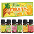 SALKING Fruity Fragrance Essential Oils Set | Pineapple, Guava, Raspberry, Green Apple, Orange, Cherry