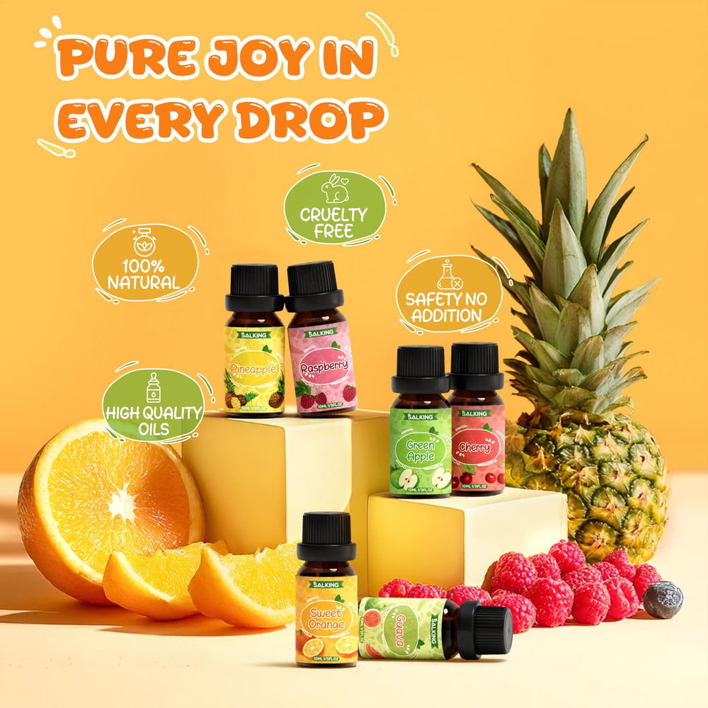 SALKING Orange essential oil bottle for diffusers and bright notes.