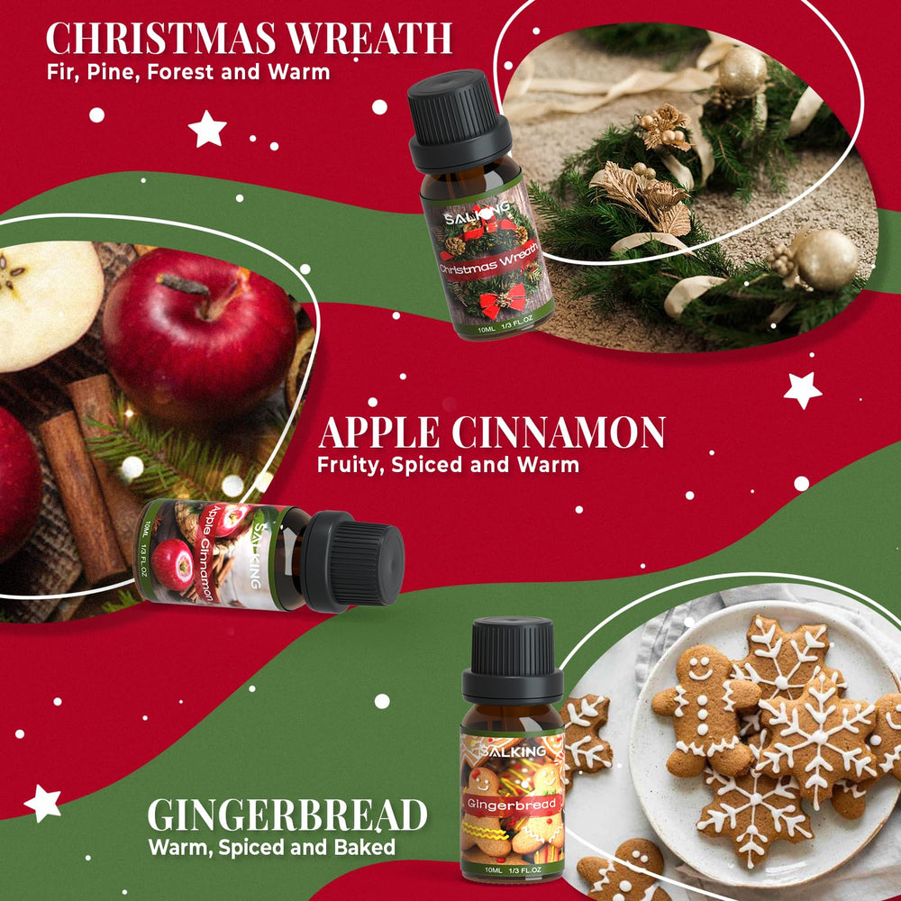 SALKING Gingerbread fragrance oil for crafts and cozy holiday spaces.