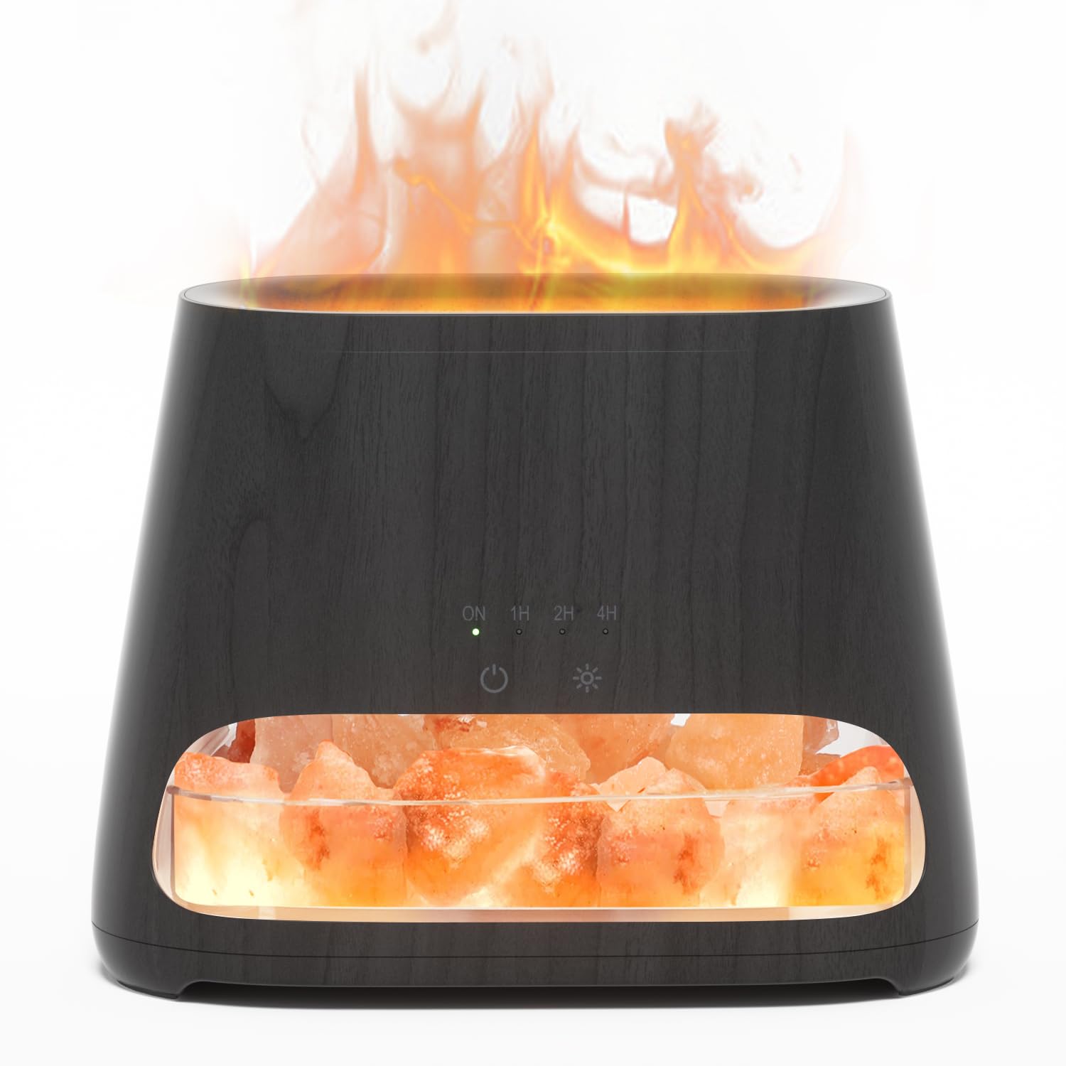 SALKING Himalayan salt lamp diffuser emitting warm ambient glow for relaxing spaces