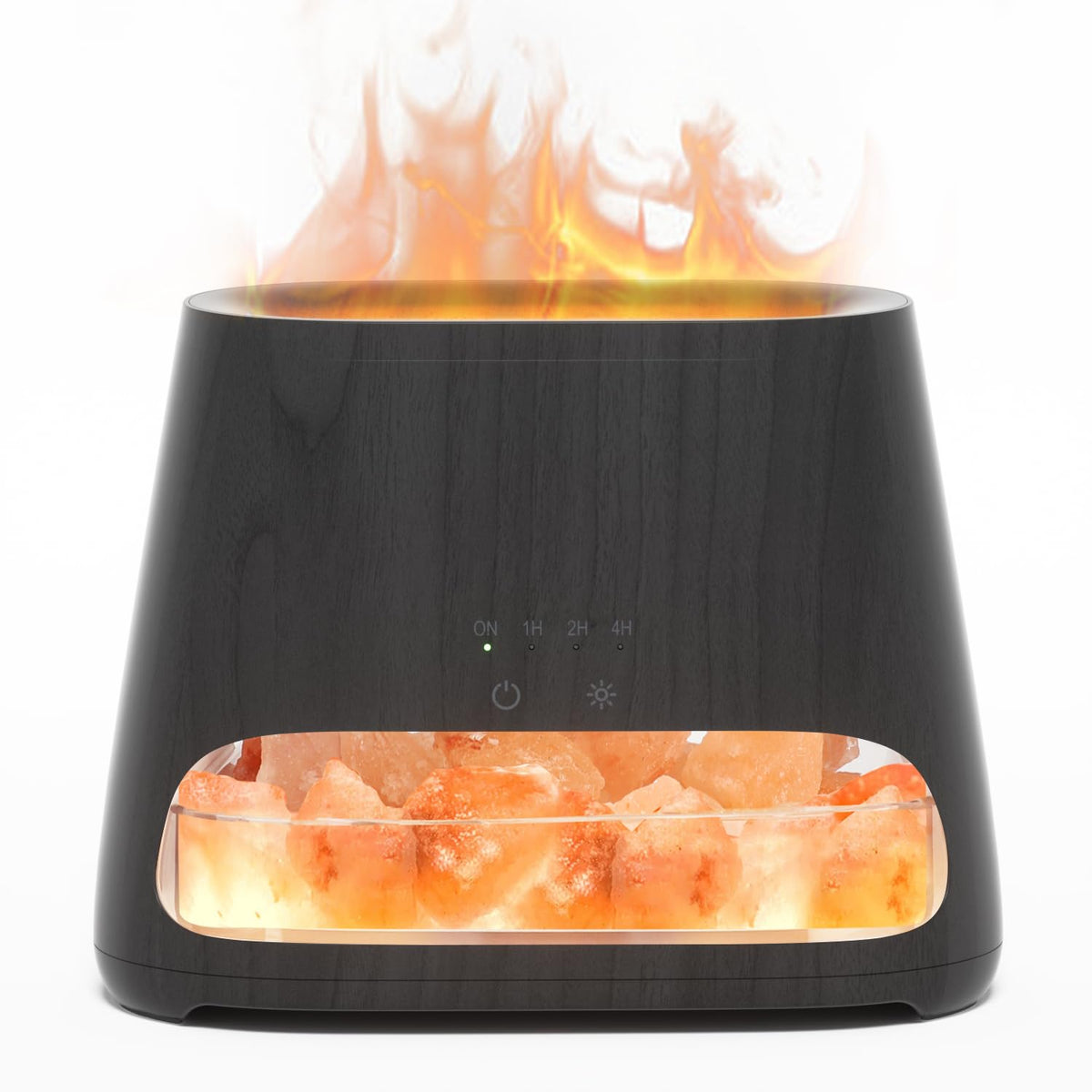 SALKING Himalayan salt lamp diffuser emitting warm ambient glow for relaxing spaces