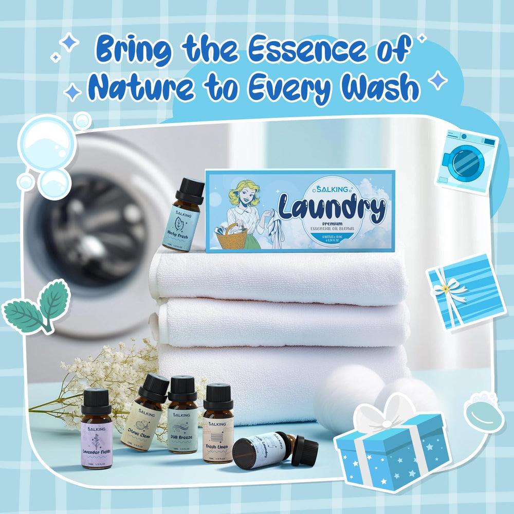 SALKING Minty Fresh bottle offering a cool zing for laundry and dryer balls