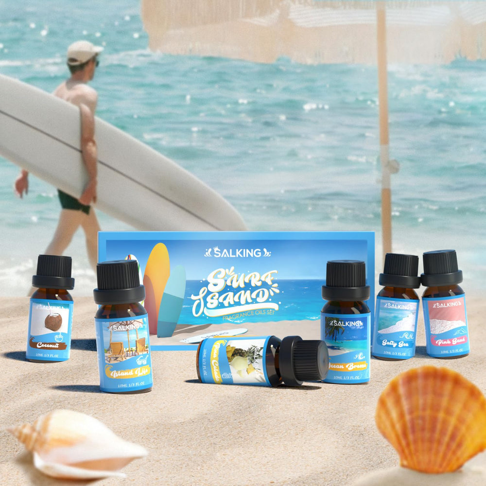 SALKING Pina Colada fragrance oil bottle for diffuser, hints of fruity summer moments.
