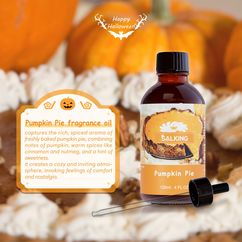 SALKING Pumpkin Pie Fragrance Oil diffuser shot boosts autumn ambiance at home.
