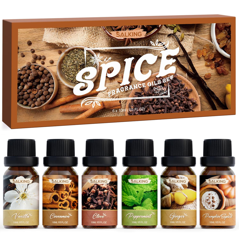 SALKING spice oils set bottle for diffusers and DIY blends.