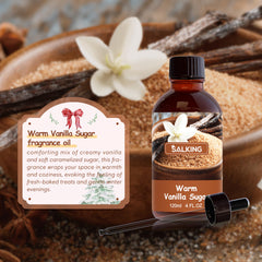 SALKING fragrance oil bottle used in soaps for vanilla-caramel sweetness