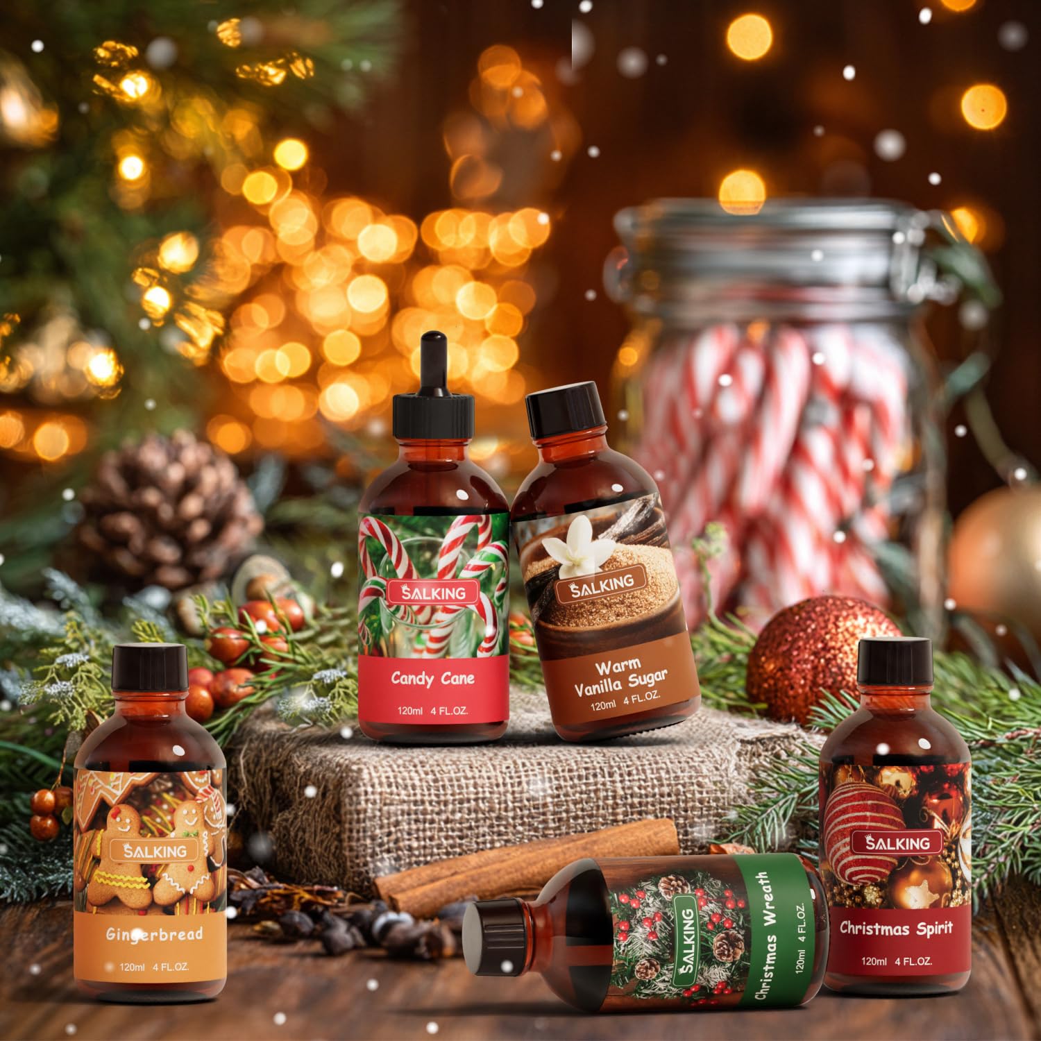 SALKING Warm Vanilla Sugar home scent enhancing holiday ambiance