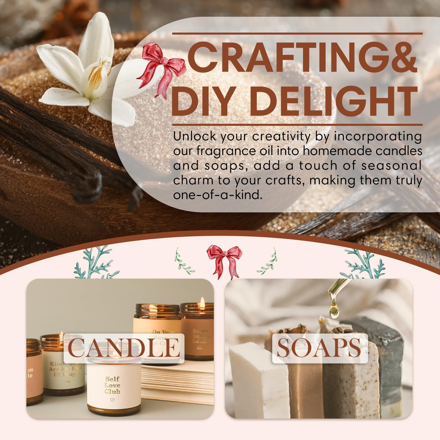 SALKING fragrance oil adding festive warmth to home décor and potpourri