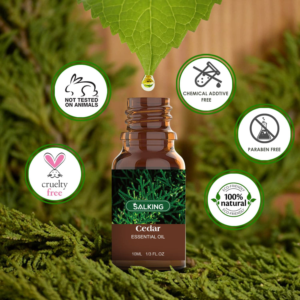 SALKING Woodsy oils set amber bottle preserves scent quality