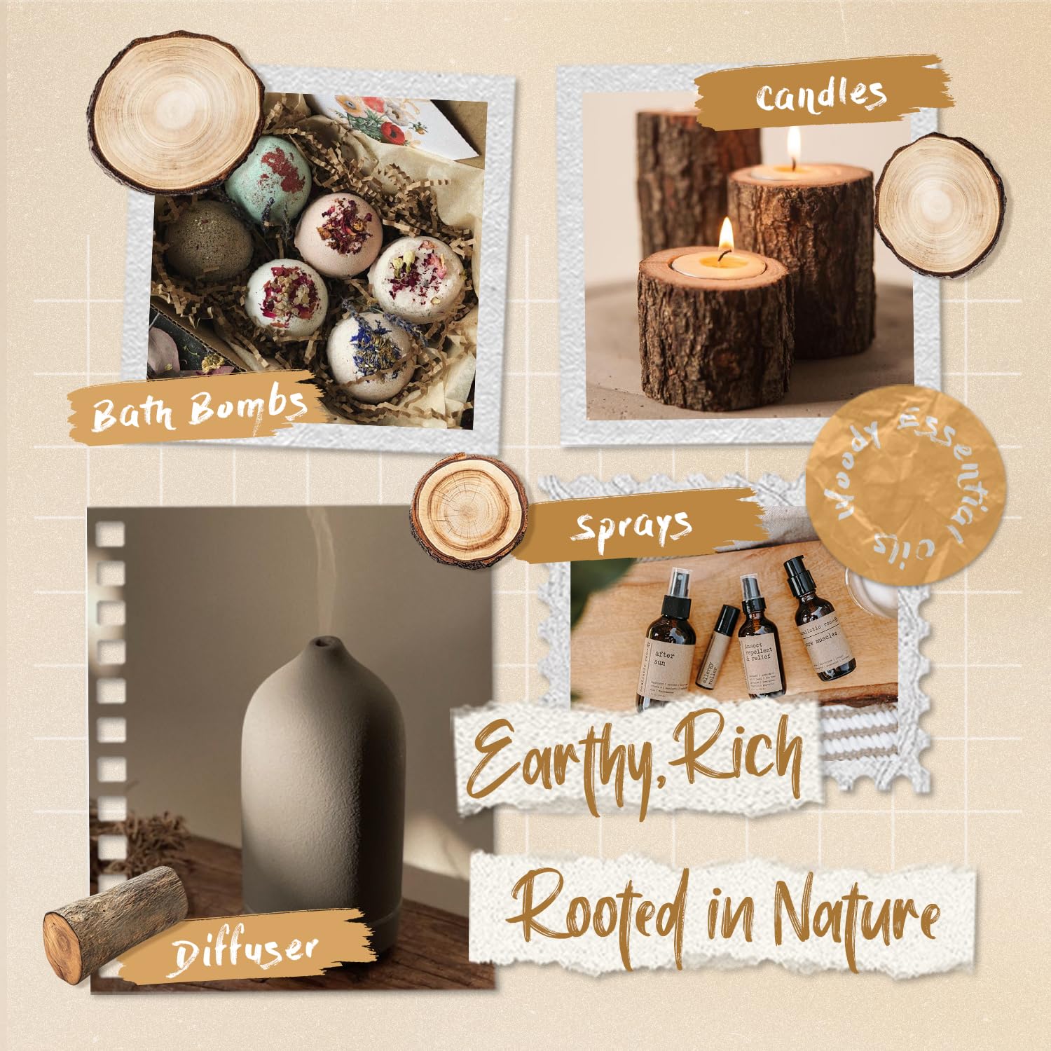 SALKING Patchouli bottle delivers earthy space scent